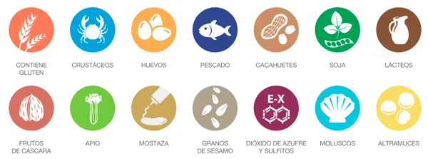 Marisquería en Calpe. Carta de alérgenos